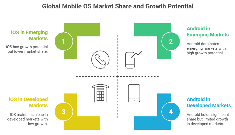 Global Moblie Os Market Share and Growth Potential