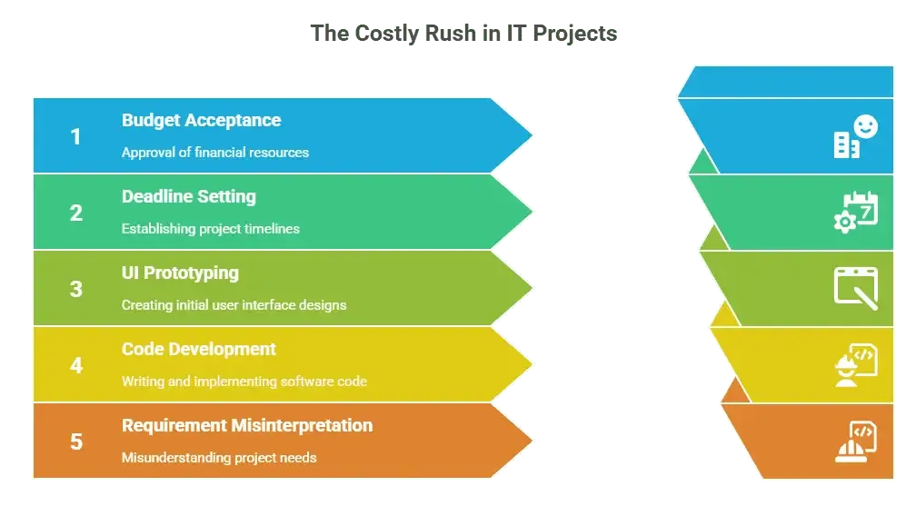 THE COSTLY RUSH IN IT PROJECTS