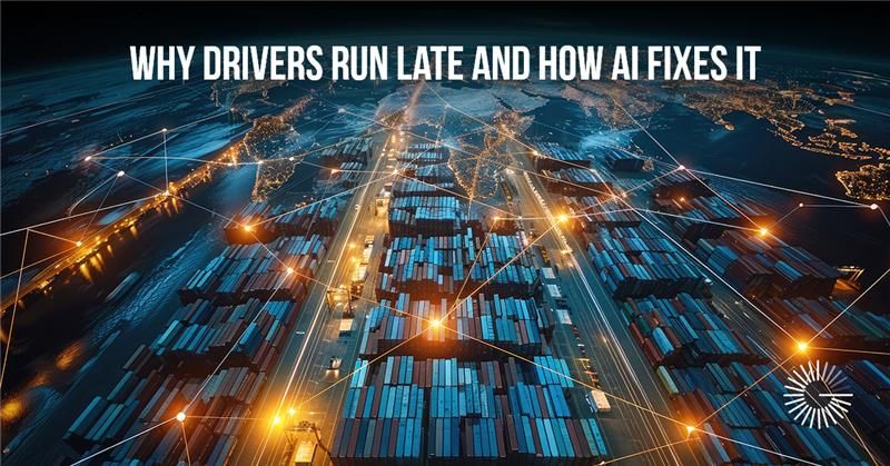 Why Drivers Run Late And How AI Fixes It